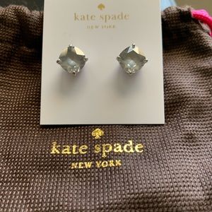 Kate Spade sparkly gumdrop gem Earrings NWT